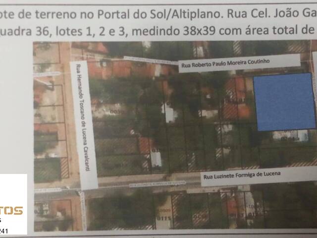 #h1100 - Área para Venda em João Pessoa - PB